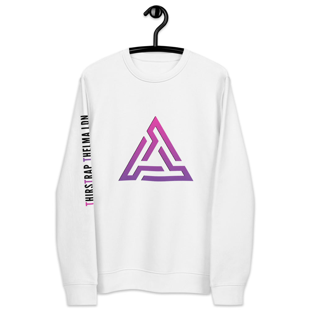 TTT LDN Organic Cotton Logo Sweatshirt - White