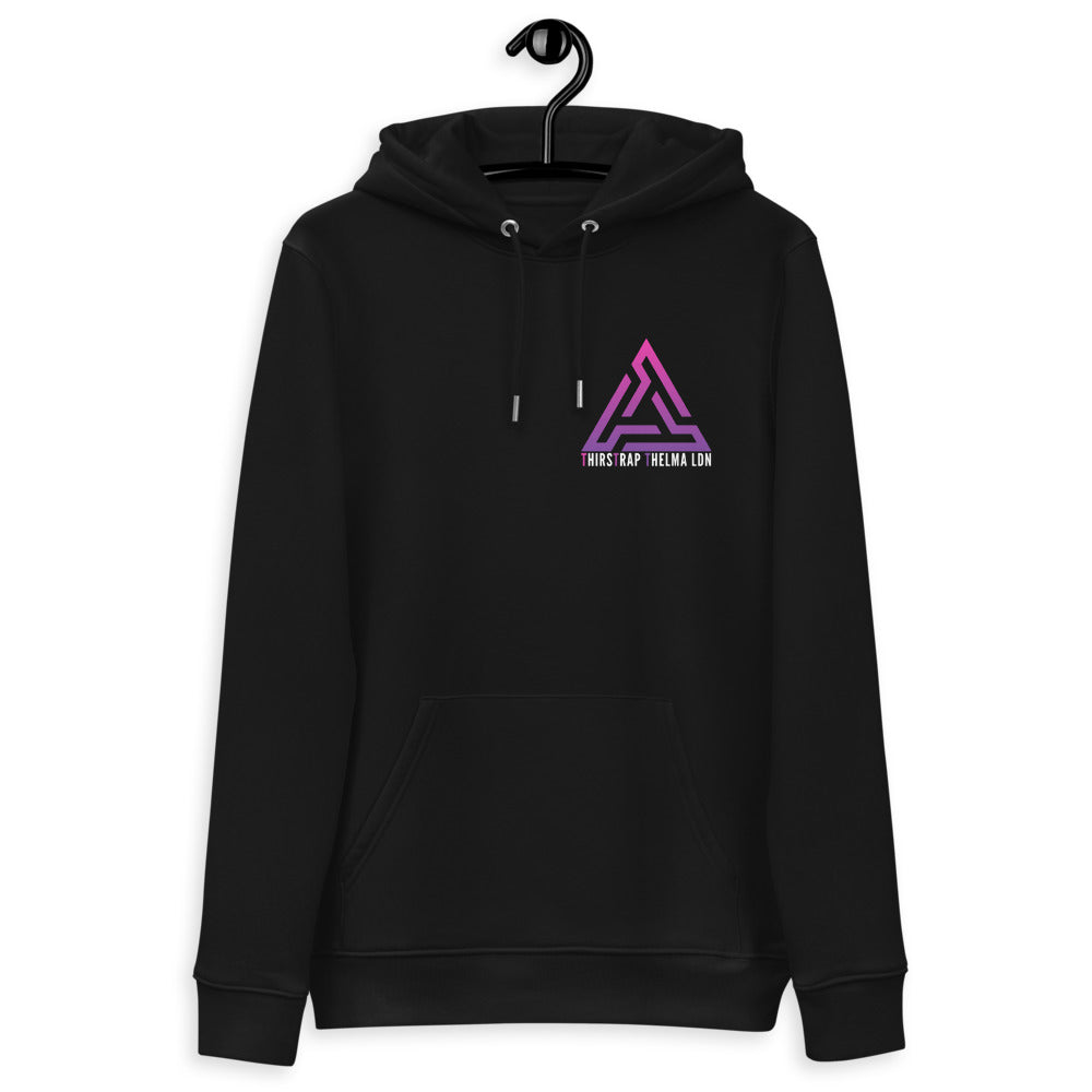 TTT LDN Organic Cotton Little Logo Hoodie - Black