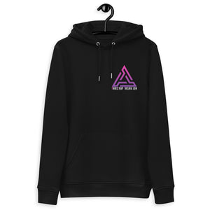 TTT LDN Organic Cotton Little Logo Hoodie - Black