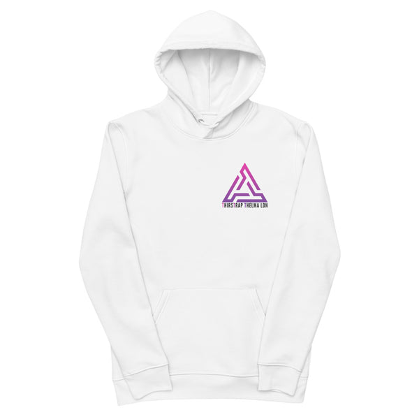 TTT LDN Organic Cotton Little Logo Hoodie - White