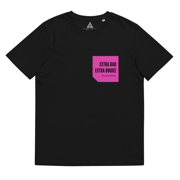 TTT LDN Extra Boujee Organic Cotton t-shirt - Black/Pink