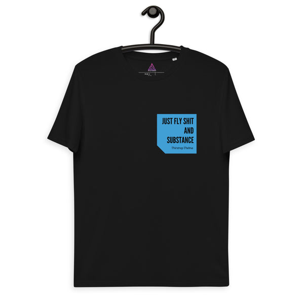 TTT LDN Fly Shit Organic Cotton t-shirt - Black/Blue