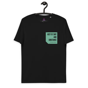 TTT LDN Fly Shit Organic Cotton t-shirt - Black/Green