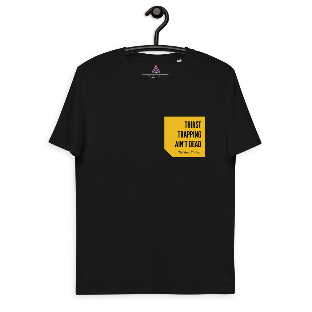 TTT LDN Thirst Ain’t Dead Organic Cotton t-shirt - Black/Yellow